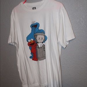 Kaws Uniqlo Sesame Street tee